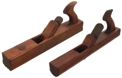 Assorted Makers: Two Handled Yellow Birch Molding Planes