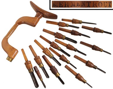 Emanuel Ermentrout, Lancsaster, Pennsylvania: Spectacular Early Chair Maker's Brace