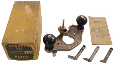 Stanley Rule & Level, No. 71 1/2: Closed Throat Router Plane