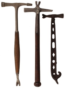 Assorted Makers: Three Early Upholstery Hammers