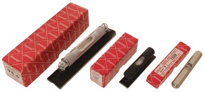 L.S. Starrett Company, Athol, Massachusetts: Three Original Box Precision Levels