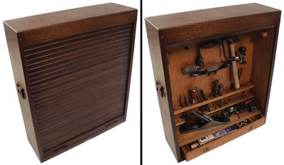 Stanley Rule & Level, No. 851: Rare Tambour Front Tool Chest