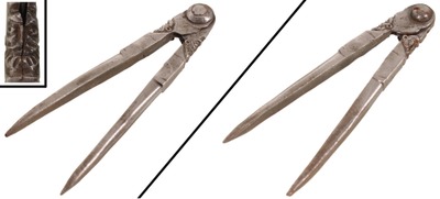 Unmarked: Artfully Crafted 18th C. Dividers