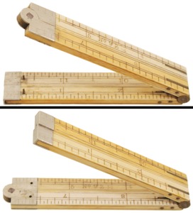 STANLEY (Unmarked), No. 92 1/2: One Foot/ Four Fold Folding Rule