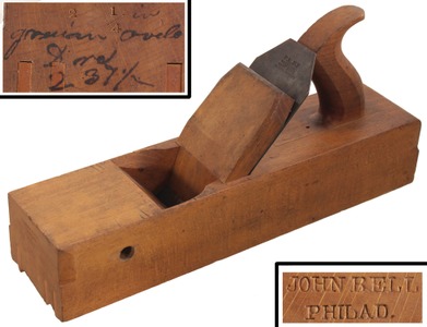 John Bell, Philadelphia, Pennsylvania: Extra Clean Q/Ov/Bd Molding Plane