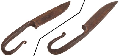 Unmarked: Hand Forged Combinat Knife And Fire Steel