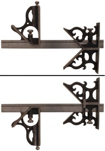 Standard Tool Company, Athol, Massachusetts: "Chaplin's Patent" Combination Square