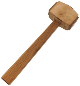 William Martley, Mystic, Connecticut: Rare Prototype Brass Head Mallet