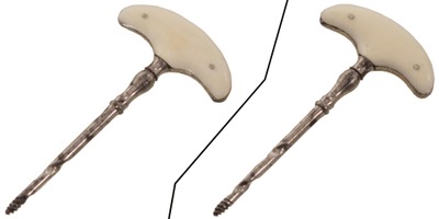 Unmarked: Diminutive Bone Hdl. Gimlet