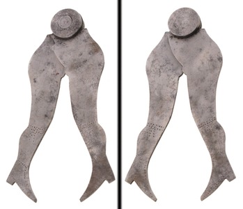 Unmarked: Pair Of Fancy "Ladyleg" Calipers