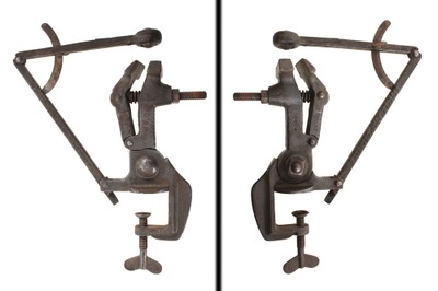 Walter Farrar, Huntington, Indiana: Farrars Pat. Scissor Sharpening Vise