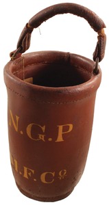 Unmarked: Early Leather Fire Bucket