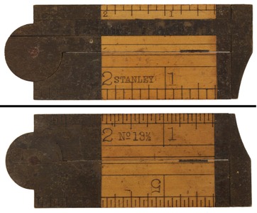 Stanley Rule & Level, No. 13 1/2: 6 Inch, Two Fold Folding Rule
