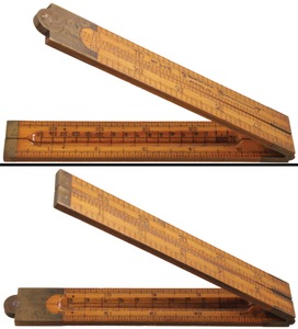 Stanley Rule & Level, No. 53 1/2: Extra Clean Early Architect's Folding Rule