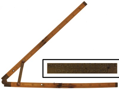 Robert Orlein, New Orleans, Louisiana: Patent Rule & Try Square Comb. Tool