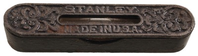 Stanley Rule & Level: Unus. Cast Iron "Pocket" Level