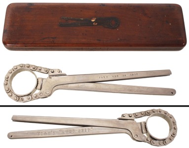 Syracuse Wrench Company, Syracuse, New York: Rare Presentation Chain Wrench