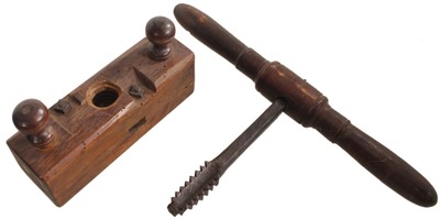 Unmarked: Massive Oak Body Die Stock