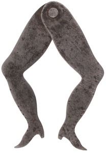 Unmarked: Pair Of Fancy "Ladyleg" Calipers