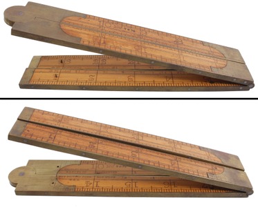 Stanley Rule & Level, No. 78 1/2: Two Foot, Four-Fold Folding Rule