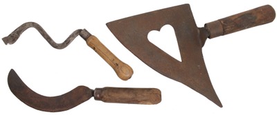 Unmarked: Three Hand Forged Edge Tools