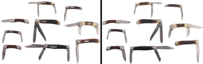 Schrade Cutlery Company, Walden, New York: Five Extra Clean Schrade Knives