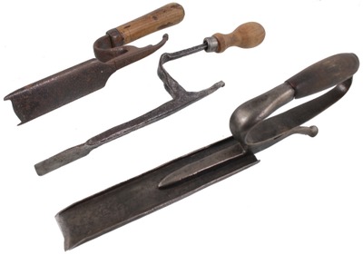 Assorted Makers: Three French Form Farrier's Butterises
