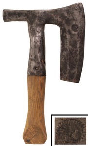 Unmarked: Early Sgl. Bevel Hewing Axe