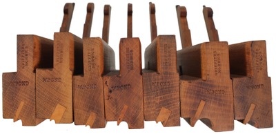 Horace Griffiths, Norwich, England: Stepped Set Of Seven Bead Molding Plane