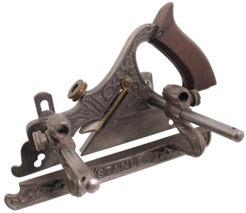 Stanley Rule & Level, No. 141: Nickel Plated Plow & Filletster Plane
