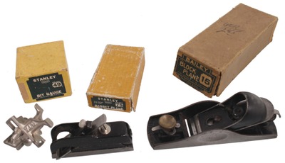 Stanley Rule & Level: Three Original Box Woodworking Tools