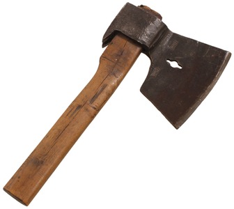 Unmarked: Early Sgl. Bevel Hewing Axe