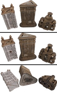 Assorted Makers: Three "Building" Type Still Banks