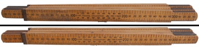 John Rabone & Sons, Birmingham, England: Unus Two=meter Folding Rule