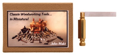 John Maki, Port Ludlow, Washington: Miniature Brass Coach Maker's Try Square