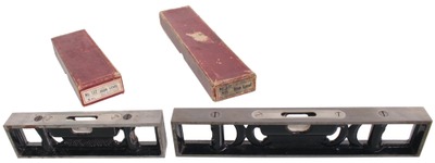 L.S. Starrett Company, Athol, Massachusetts, No. 132: Two Extra Clean Spirit Levels
