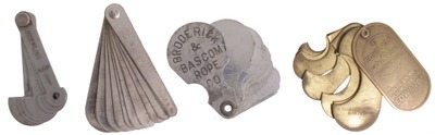 Assorted Makers: Coll. Of Four Wire Rope Gauges