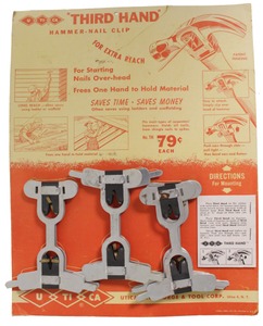 Hammer Nail Clips/Chillicothe, Il: "Third Hand" Hammer Nail Clip