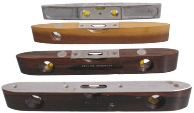 Stanley Rule & Level: Coll. Of Four Clean "Torpedo" Levels