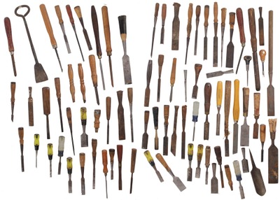 Assorted Makers: Lot Of Asstorted Tang & Socket Chisel