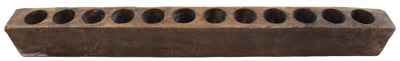 Unmarked: Early Wooden Candle Mold