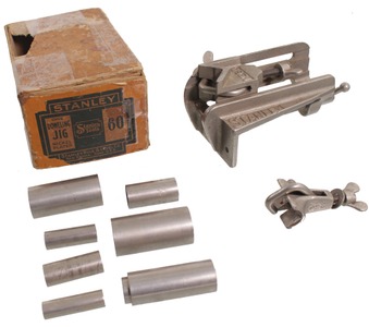 Stanley Rule & Level, No. 60: Nickel Plated Doweling Jig