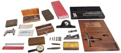 Assorted Makers: Lot Of Original Box Machinists' Tools