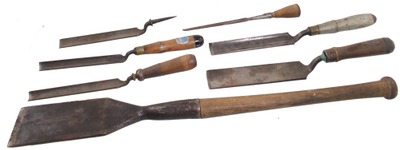 Assorted Makers: Lot Of Clean & Usabl Edge Tools