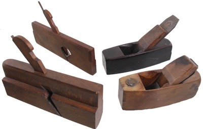 Assorted Makers: Four Intersting Wood Woodworking Planes