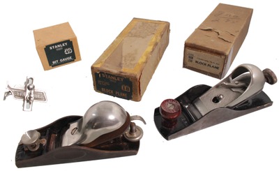 Assorted Makers: Three Original Box Woodworking Tools