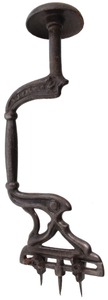 Alfred J. Palmer, Carlton, New York: Cast Iron Washer Cutter Brace