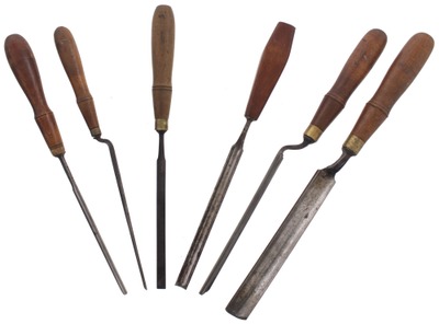 Buck Brothers, Millbury, Massachusetts: Five Clean Early Edge Tools