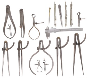 Assorted Makers: Lot Of Assorted Calipers & Dividers