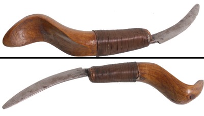 Unmarked: Classic Native Amer. "Crooked Knife"